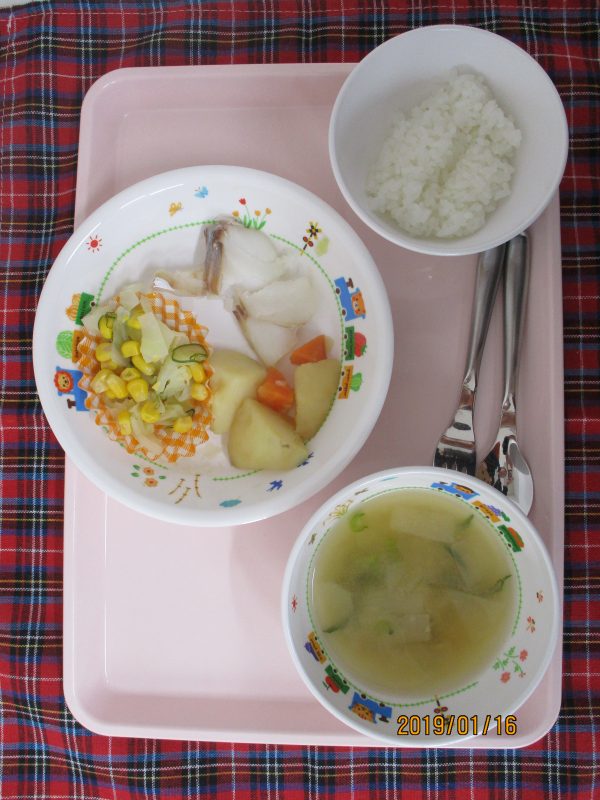 １月16日（水）のお給食(≧▽≦)