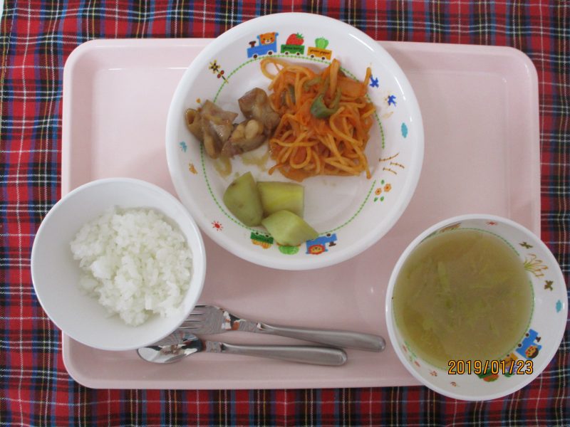 １月２３日（水）のお給食(≧▽≦)