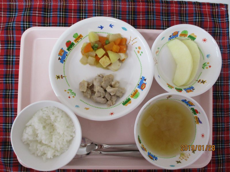 1月２８日（月）のお給食(≧▽≦)