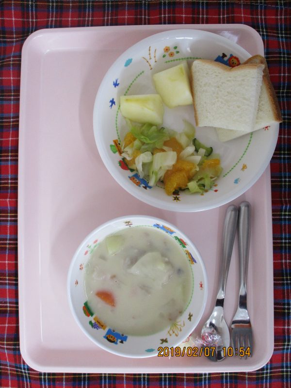 2月6日（木）の給食(≧▽≦)