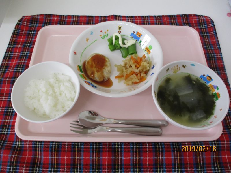 2月１８日（月）のお給食?