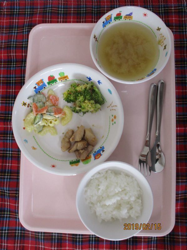 2月15日（金）のお給食?