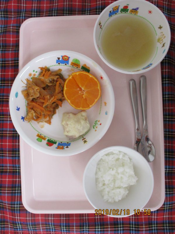 2月19日（火）のお給食?
