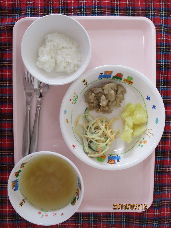 3月１２日のお給食?