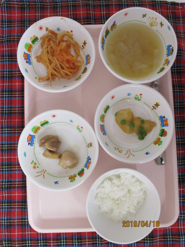★４月10日（水）のお給食★