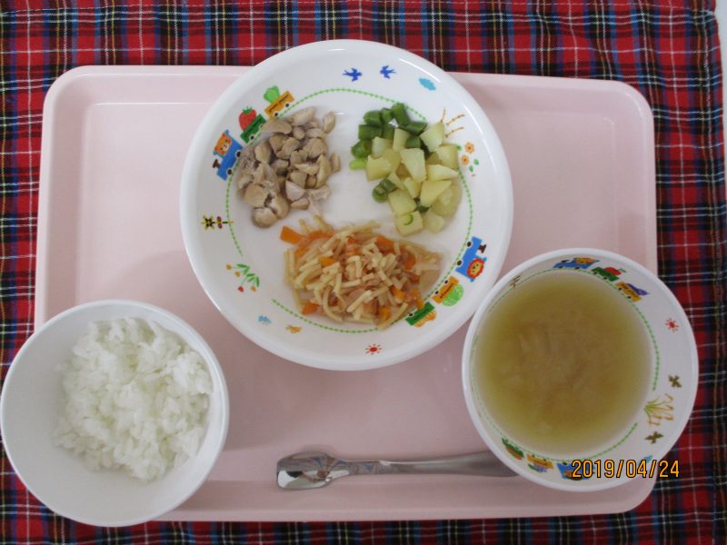 4月24日（水）のお給食(^O^)／