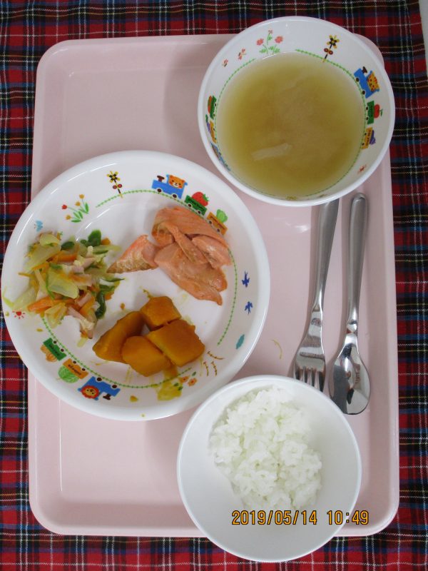 5月14日（火）のお給食(≧▽≦)