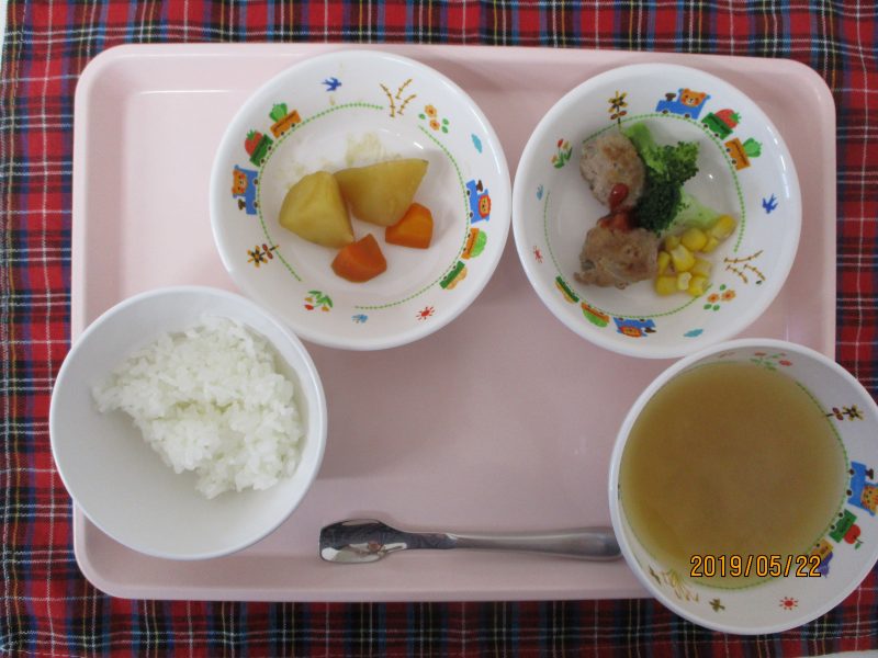 5月2２日（水）のお給食(≧▽≦)