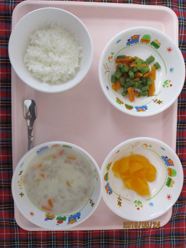 ★5月24日（金）お給食(≧▽≦)