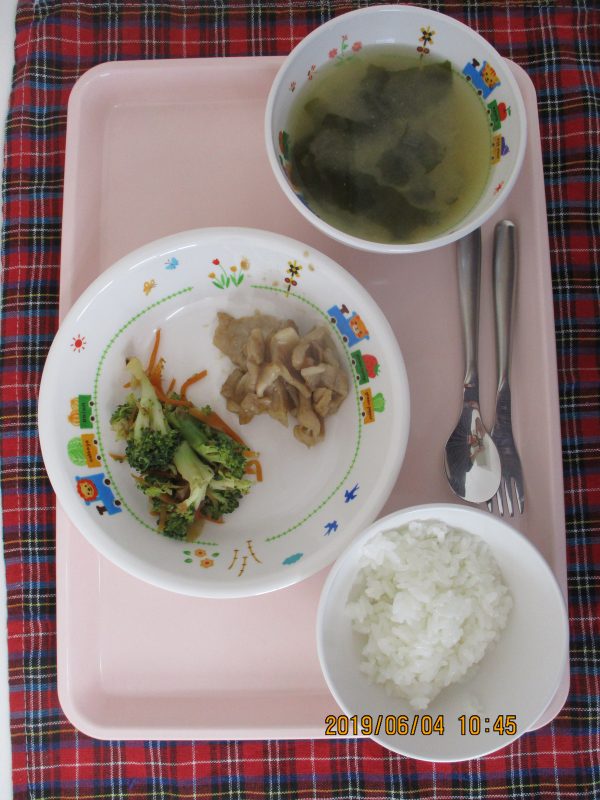 ★６月4日（火）のお給食★
