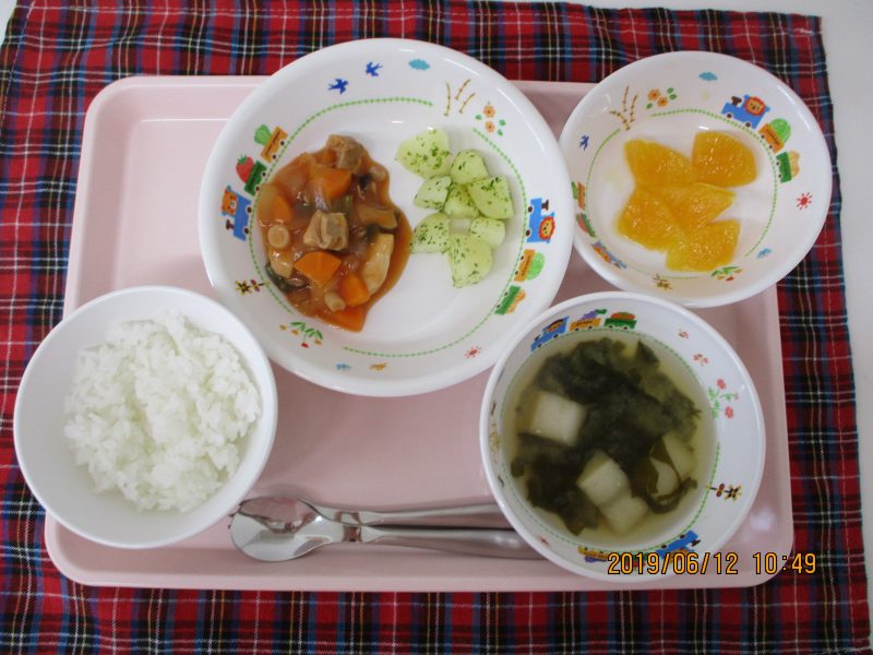 ６月12日（水）のお給食(*’▽’)