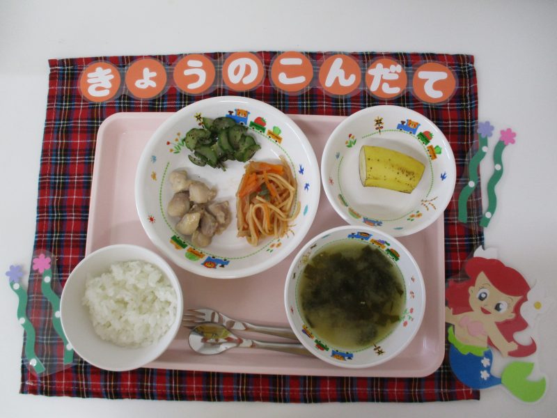６月２４日（月）のお給食(≧▽≦)