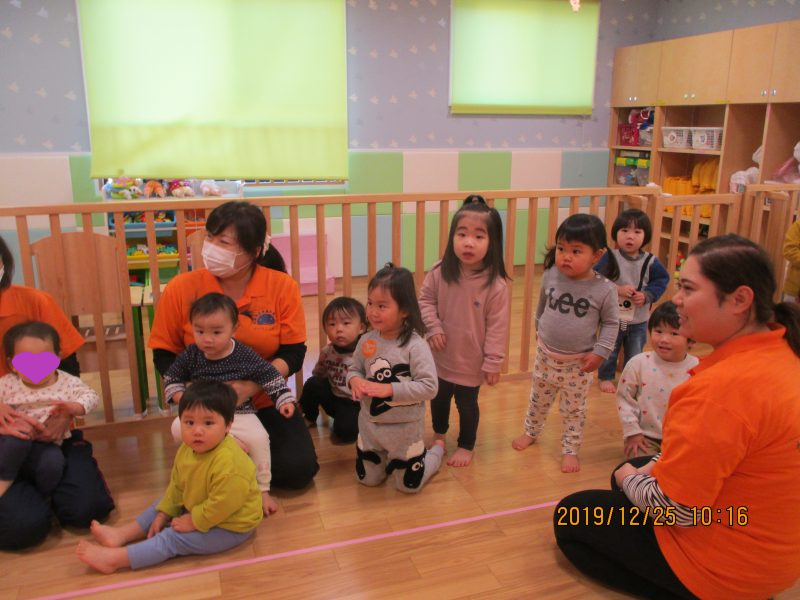 ?サンタさんが保育園に来てくれたよ★