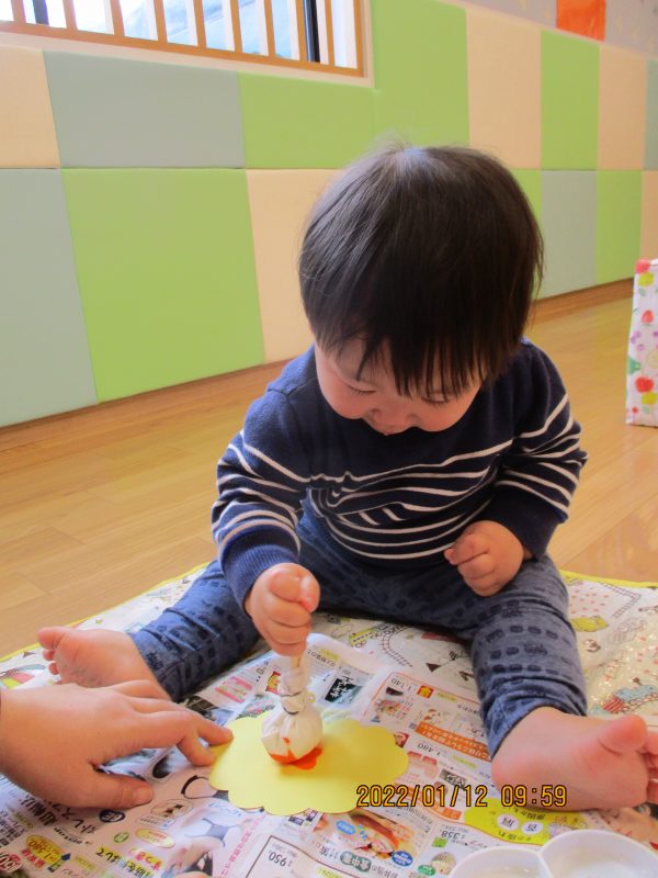 ?節分の制作＆芝滑り＆お店屋さんごっこ(*´▽｀*)