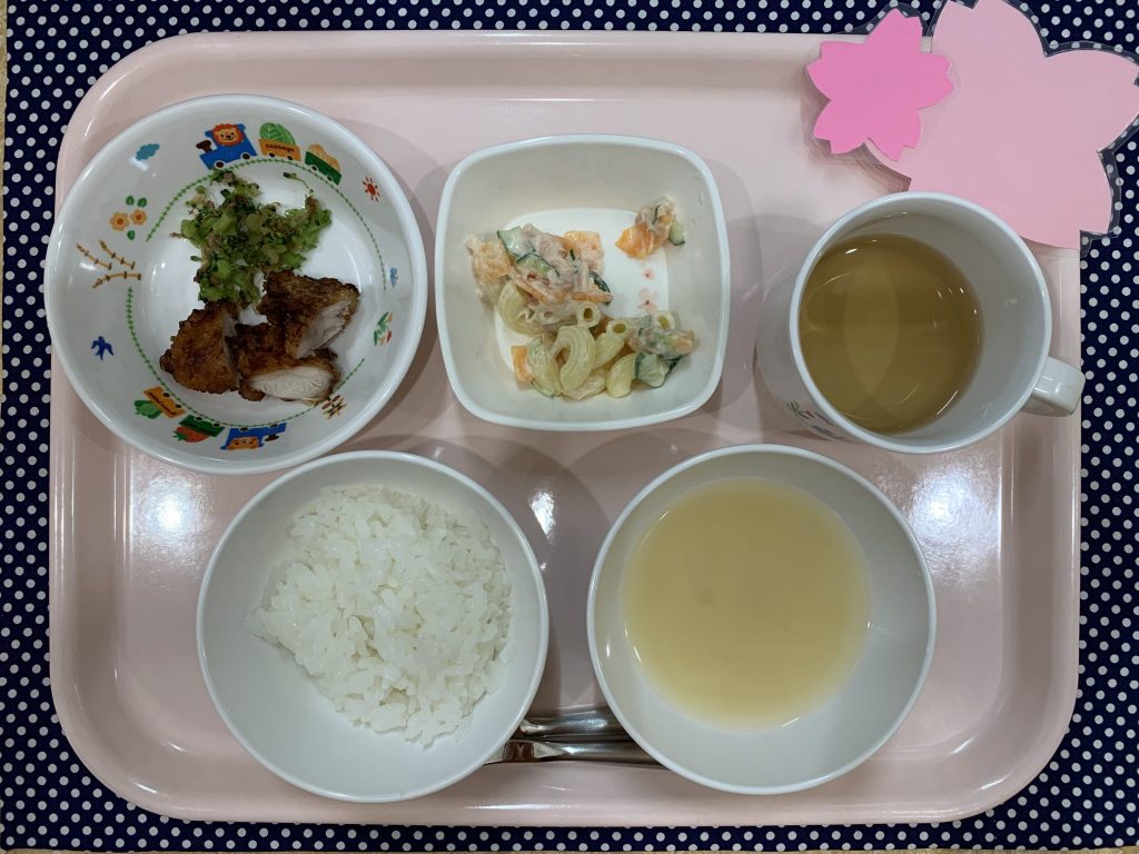 4月1日（月）お給食?