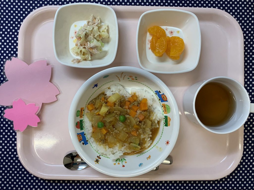 4月8日（月）お給食?