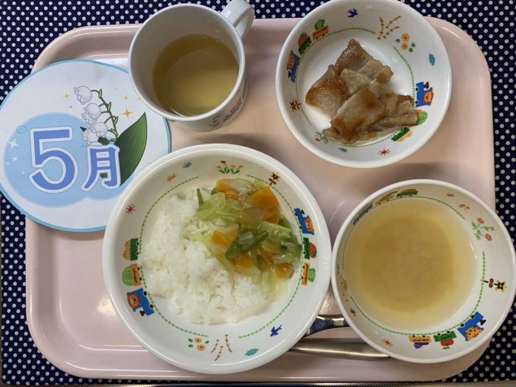 5月25日（土）お給食?