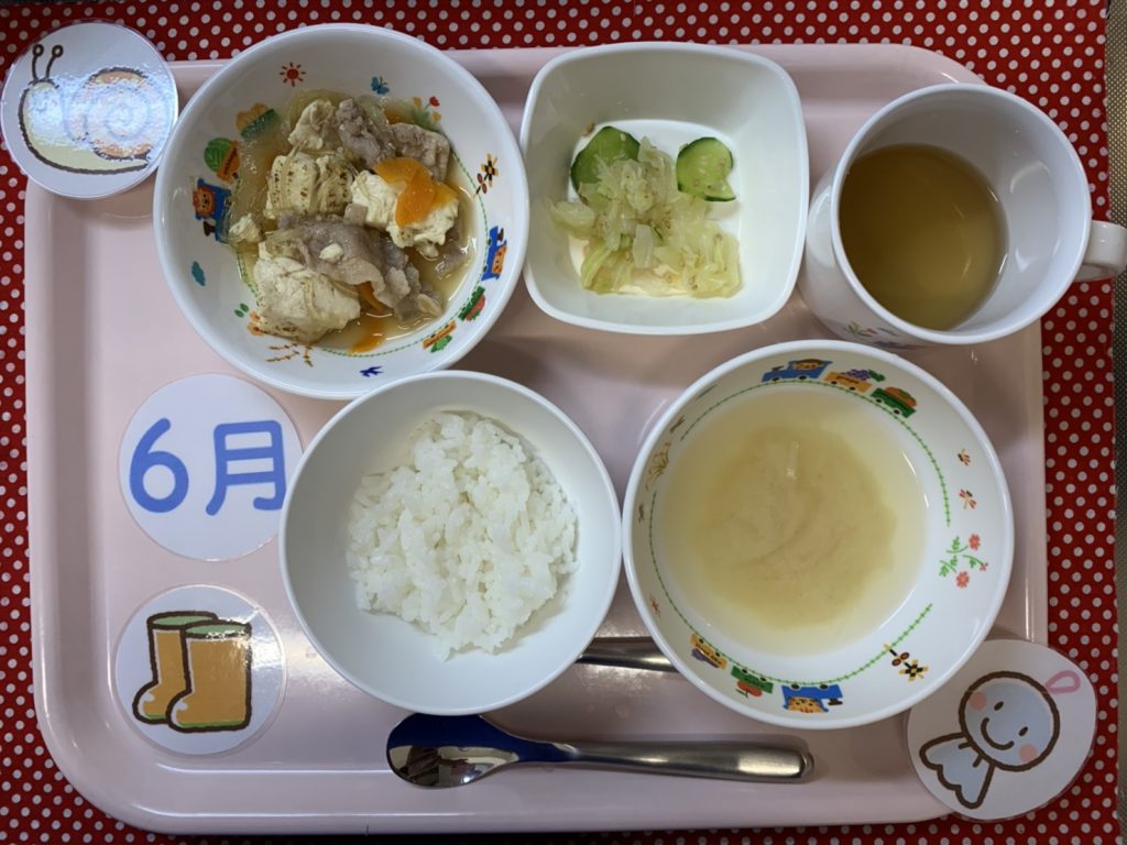 6月29日（土）お給食?