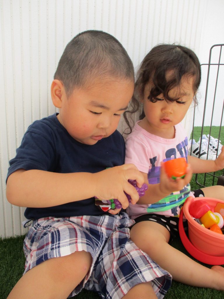 サンライズキッズの子どもたち☔