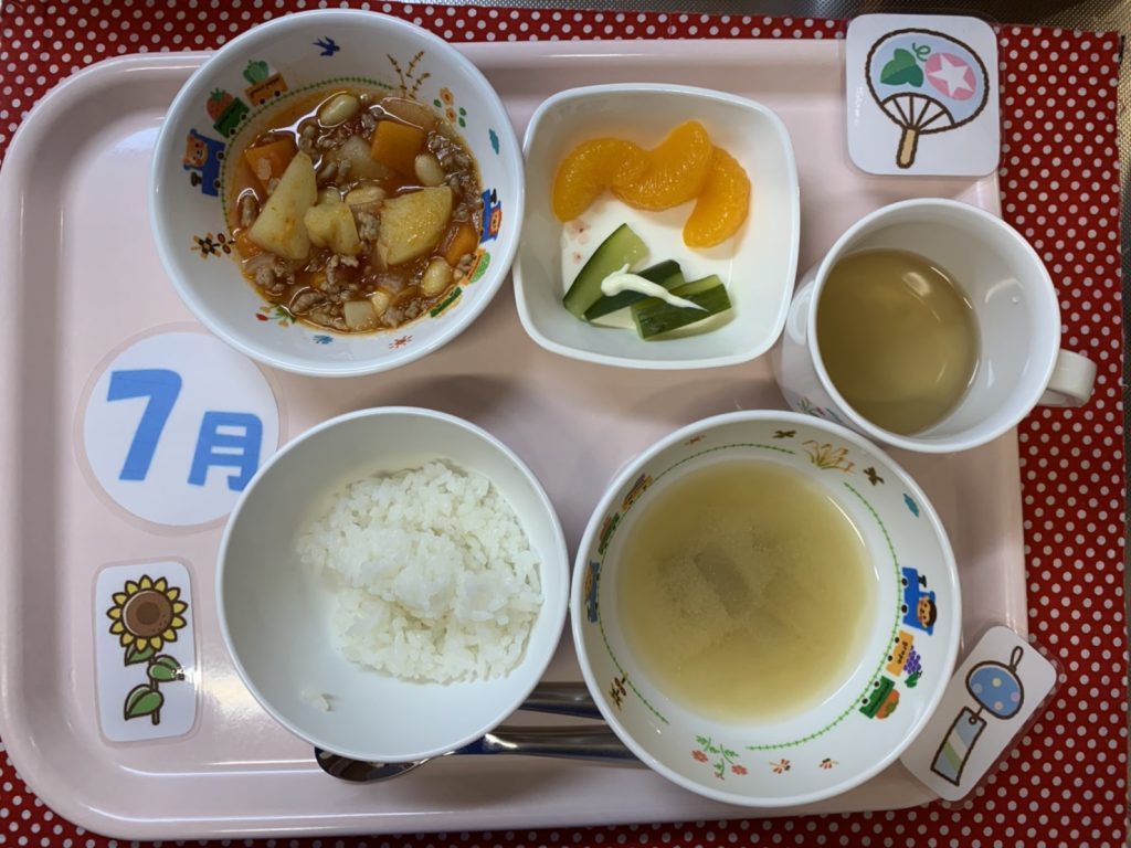 7月4日（木）お給食?