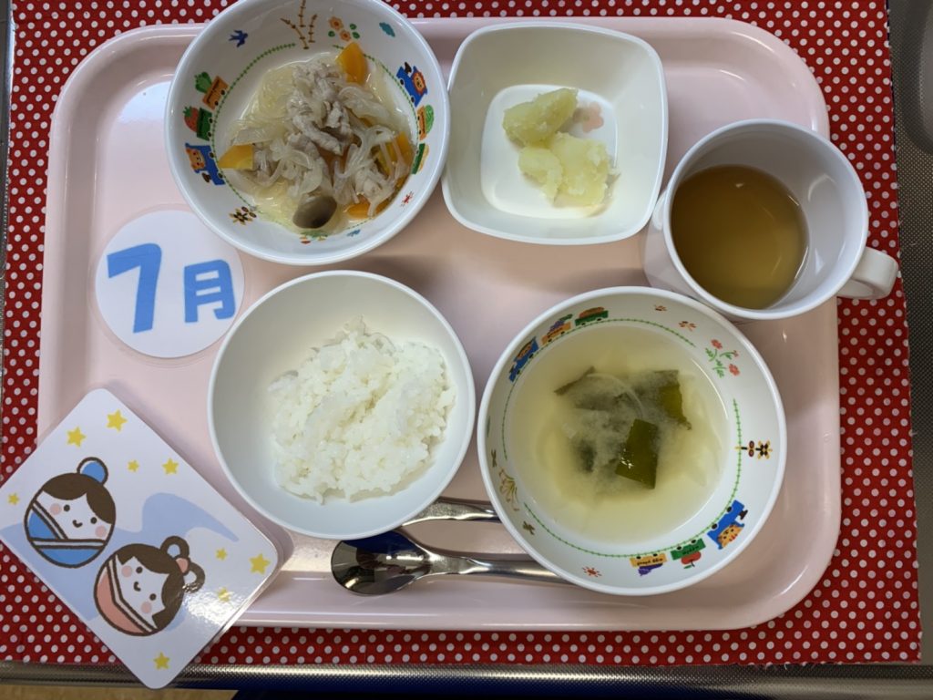 7月6日（土）お給食?