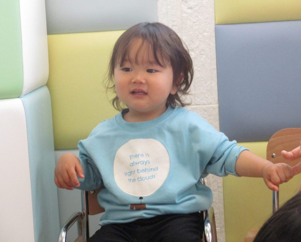 初避難訓練と初給食??