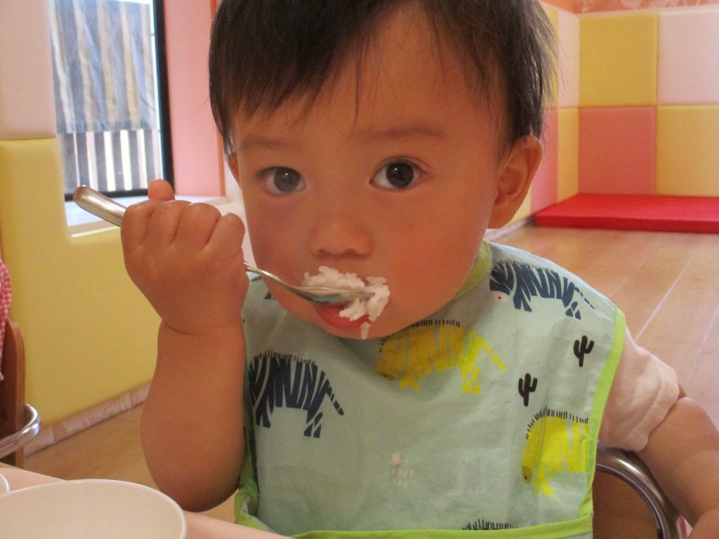 シャボン玉で遊んだよ?