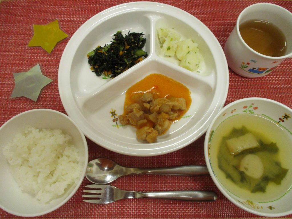 【10月23日㈬の給食・おやつ】