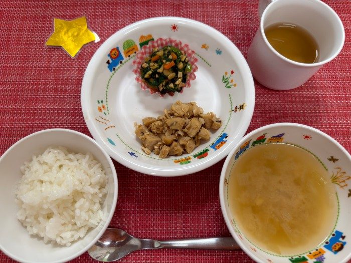 【1月20日㈫の給食・おやつ】