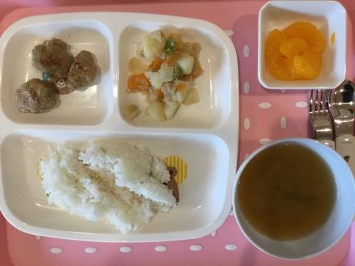 8月20日のお給食です