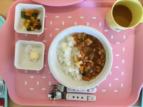 ８月３０日の給食。