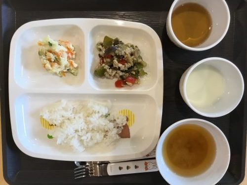 8月31日のお給食です
