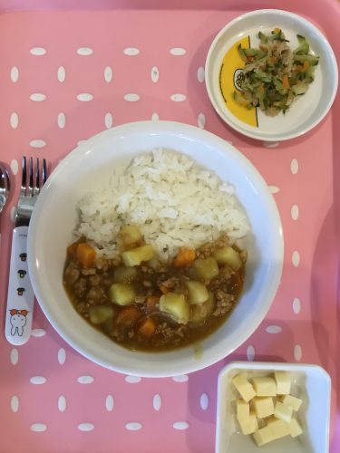 ９月１８日のお給食です