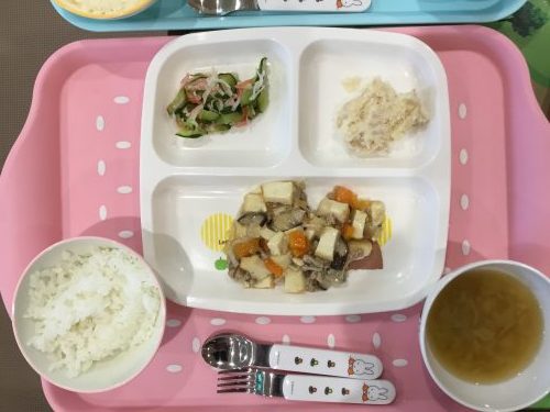 １１月９日のお給食です