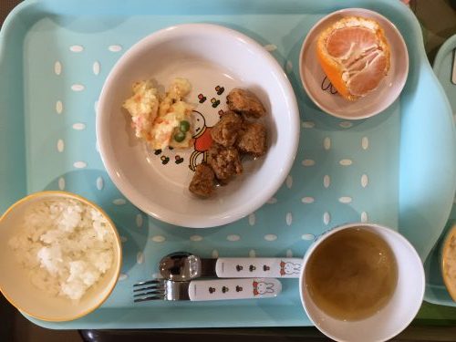 １月２１日にお給食です