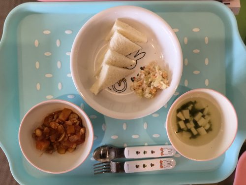 5月１５日のお給食です