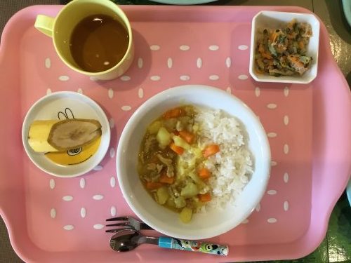 5月２１日のお給食です。