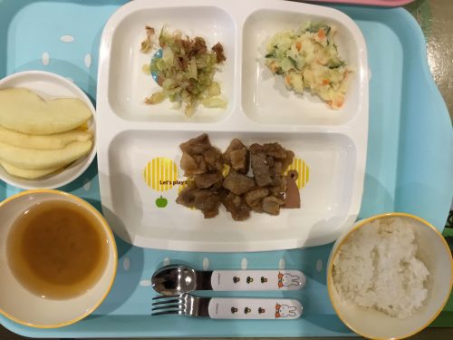 今日のお給食です
