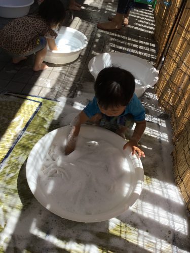 水遊びスタートです！