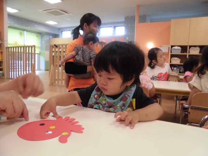 【小規模：小田原園】8月のお制作( ^^) _