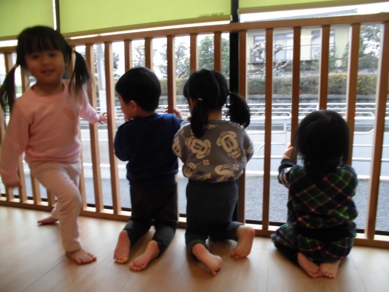 【小規模保育園：小田原園】2022年　初雪⛄