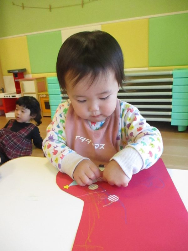 【小規模保育園：小田原園】12月の製作☆