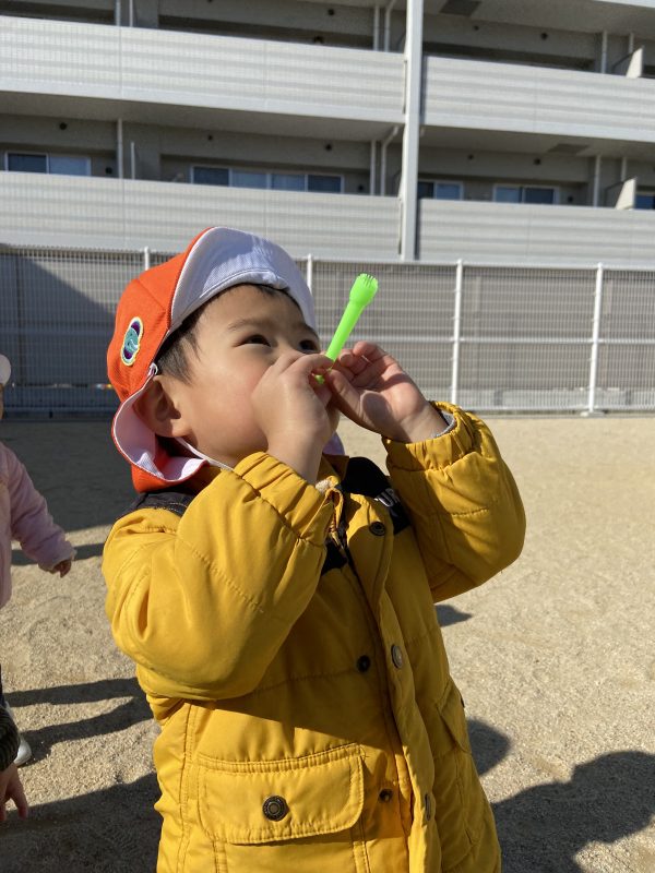 みんな大好きシャボン玉?