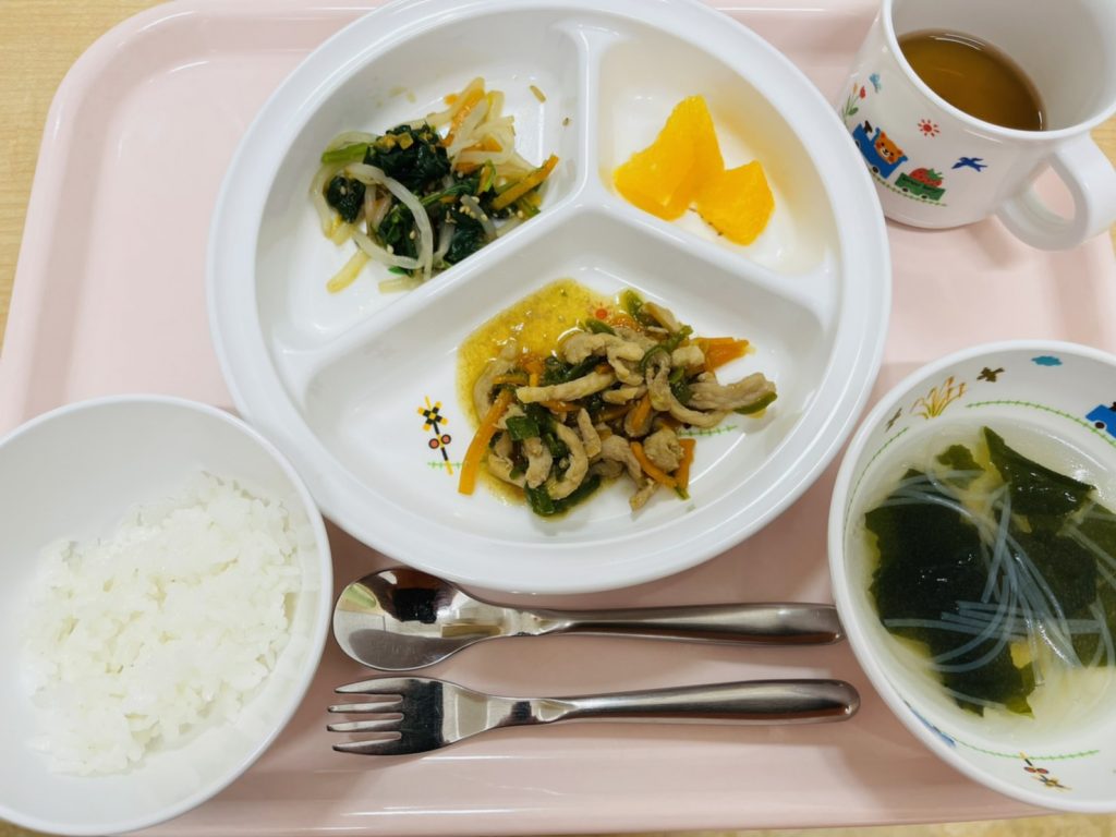 ８月２日(水)の給食・おやつ