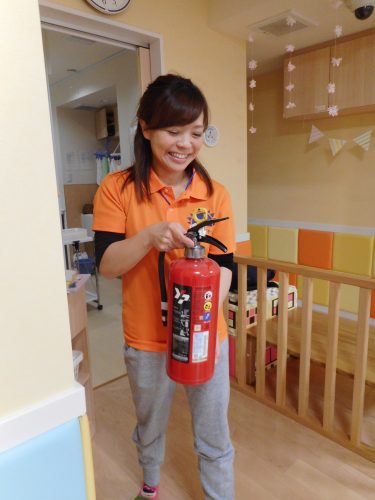 初めての避難訓練！！