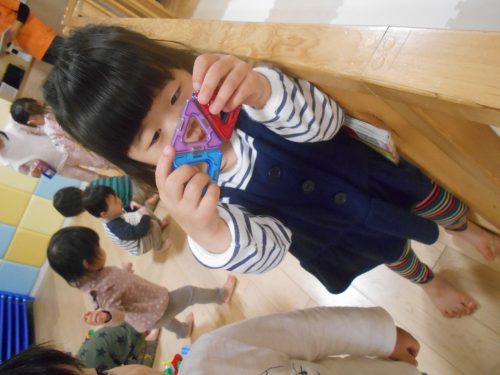 ブロックで指先の訓練✨