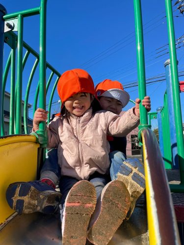 寒さに負けず❕元気いっぱい❕＆お面づくり