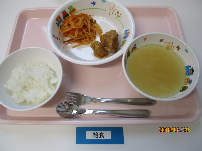 8月29日（水）お給食