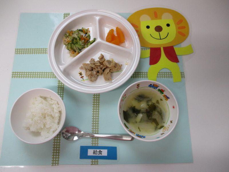 4月25日（木）お給食