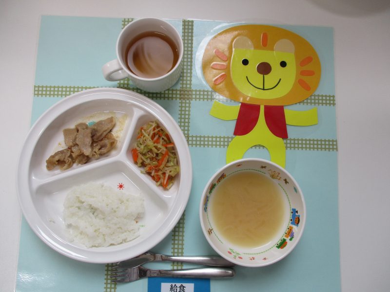 5月18日（土）お給食